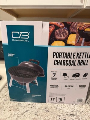 Char-Broil Portable Kettle Charcoal Grill 150, Black