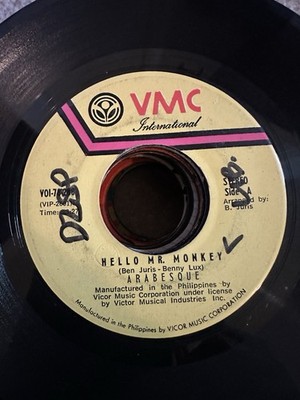 Arabesque 45 rpm Philippines 7'' Hello Mr Monkey