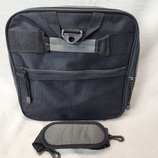 Collapsible Expandable Rolling Duffle Bag Black 30" With Shoulder Strap
