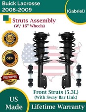 OEM Front Struts & Sway Bar For 2008-2009 Buick Lacrosse 5.3L With 16'' Wheels