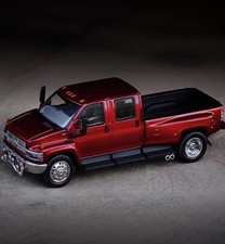 GOC 1:64 Red Kodiak C4500 Muscle Pickup Truck Model Diecast Metal Car