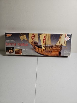 Santa Maria Mantua Model: Wooden Assembly Kit Art 775 Scale 1:50