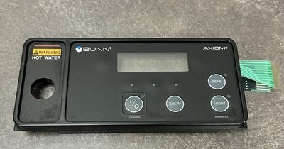 Bunn 38876.0001 Faceplate Axiom Model 3-Burner/ Warmer, OEM Used Part!