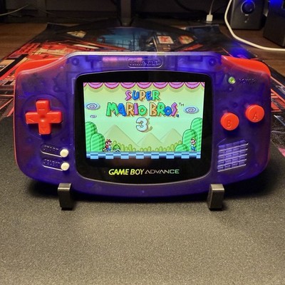 Gameboy Advance Konsole mit IPS V5 Display + 1800mAh USB-C Akku