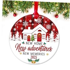 Ornament Newhome Ceramic 2025   Housewarming Gift for New Homeowners, Couples,