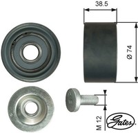 Gates T36285 Umlenk-/FüHrungsrolle FüR Keilrippenriemen Umlenkrolle