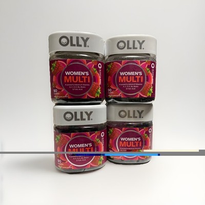 4PK OLLY Women's Multivitamin Gummy, Women's Overall Wellness,exp 6/25/26