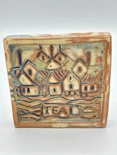 Mercer Moravian Tile Works Bucks County Tile 1991 4” x 4” TEA