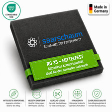 Schaumstoff Zuschnitt nach Maß RG 35 mittelf...