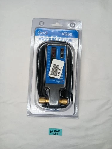 Supco VG60 Portable Hand Held Electronic Vacuum Gauge
