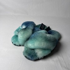 Emu Australia Mayberry Tie Dye Slippers Women  s US 5 EU 36 Blue - New in Box