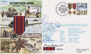 Tristar ZD953 Flown Cover JS50/45/16a: VICTORY OVER JAPAN Burma Star Chairman