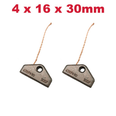 2x Kohlebürsten 4 x 16 x 30 mm für Miele Meteor 1070 T 515 1170 C T 565 C