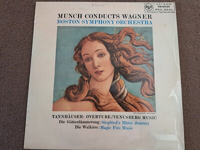 Boston Symphony Orchestra    Munch Conducts Wagner -RCA Victor Red Seal RB-16034