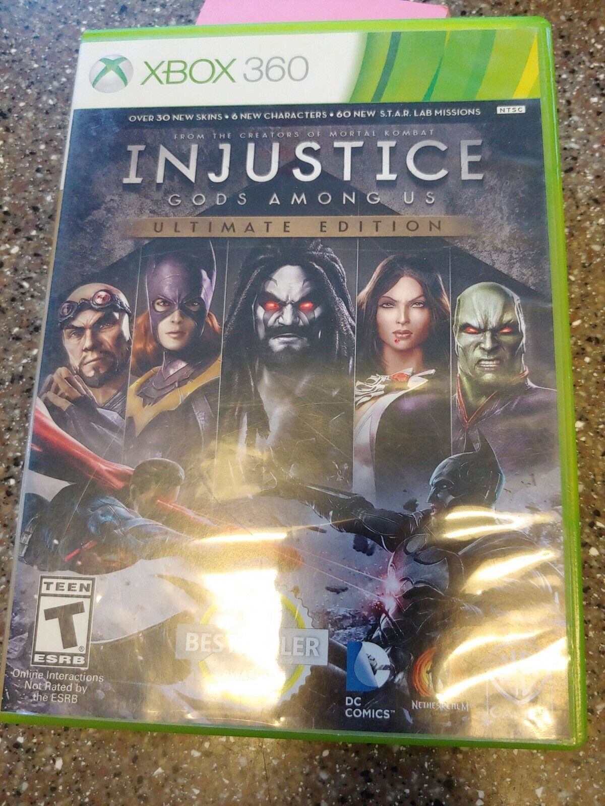 Xbox 360 Injustice Gods Among Us Ultimate Edition Video Game 