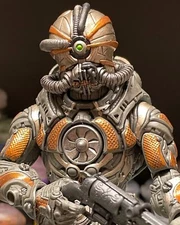 Cosmic Legions Cyber Cyclops head Sculpt Unpainted