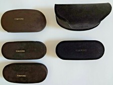 "Tom Ford" Full Size Sun / Eye Glasses Hard Cases Brown / Black