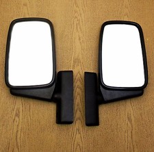Universal For Retro Car Old Time Pair View Side Door Mirror Square Dhl Exp. Us