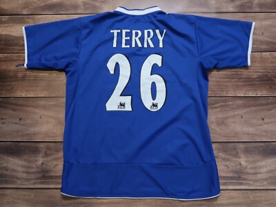 Vintage Football Shirt Chelsea John Terry #26 Soccer Jersey, Men`s