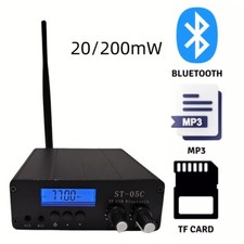 USB TF Bluetooth stereo FM home car community church broadcast transmitter 200mw
