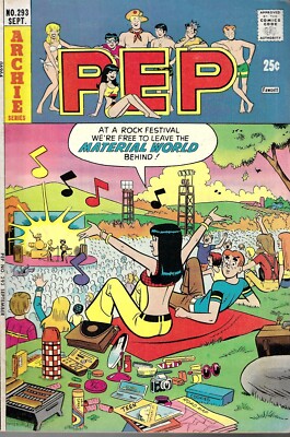 PEP COMICS #293 (1974) FN 6.0   Bronze Age Archie Sass & Drama! Betty & Veronica
