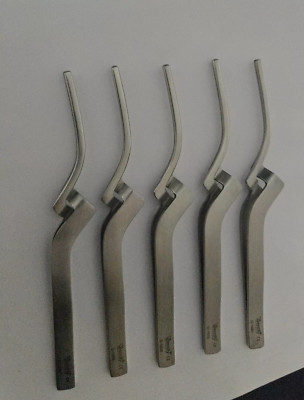 Orthodontist Curved Serrated Dental Miller Articulating Paper Forceps Tool New