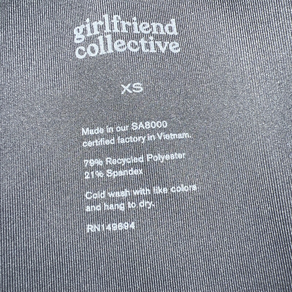 Girlfriend Collective Sports Bra Sz Xs Gray Dylan Tank Womens