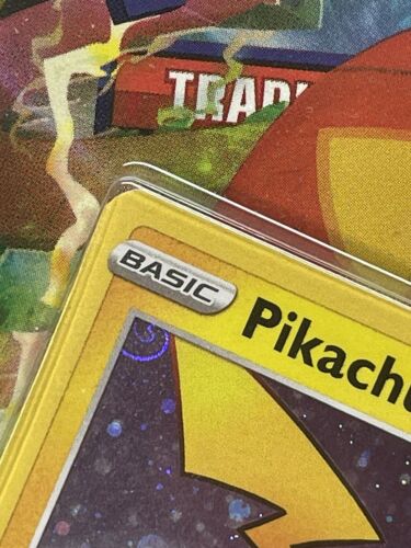 Pokemon TCG Pikachu Holo Swirl Darkness Ablaze Swsh 039 Sealed Corner - Picture 7 of 10