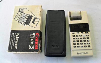 ☆レア☆ Canon TP-8 Pocket printer VTG Canon TP-8 Pocket Printer Electronic Calculator works w/box