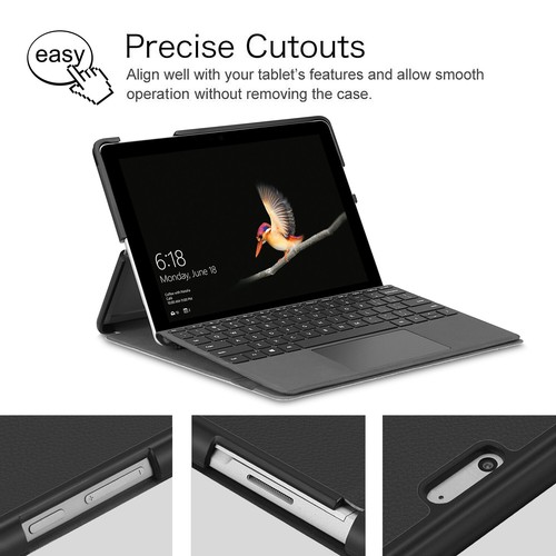For Microsoft Surface Go 2 10-inch Case Multiple Angle Hard Shell Business Cover - Picture 4 of 11