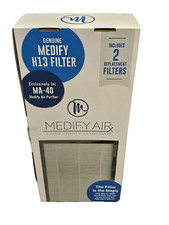 Medify MA-40 MA-40E True Hepa H13 Air Purifier Filter Cartridge PAIR 2 Pack