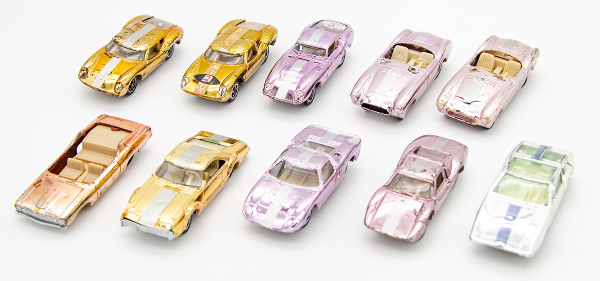 Vintage 1960s Aurora Cigar Box Diecast Car Lot of 10 | eBay