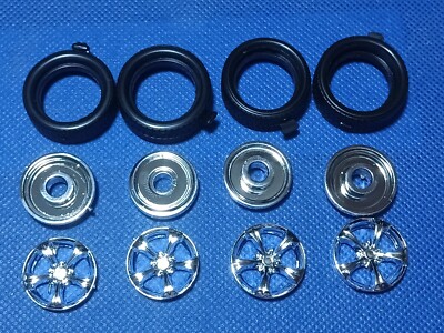   Large 5 Spoke Wheels 1970 Trans Am 1:24 Scale 1000s Model Car Parts 4 Sale