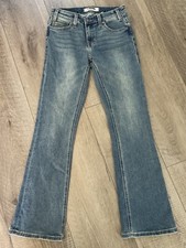 Rock & roll denim jeans Women’s 27 x 32 mid rise boot cut EUC FLARE