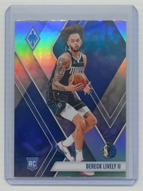 2023-24 Phoenix Dereck Lively II Silver Rookie Card RC #290 Mavericks