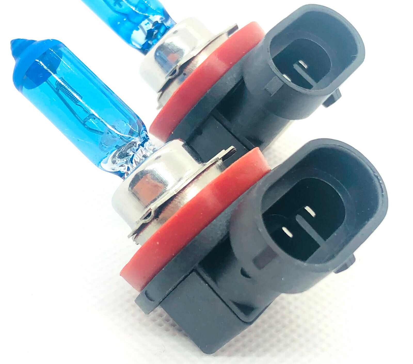 Kit De 2 Ampoules H8 Halogène 35W 8500K - Phare Avant Blanc Intense - Compatible Avec Des Modèles Osram - Neuf