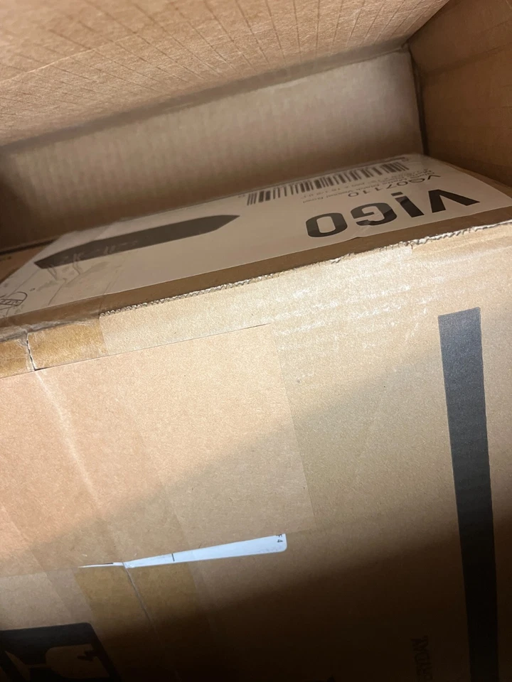 Pia de banheiro Vigo Sottile vaso de vidro 18-1/8" VGT1434 - Imagem 2 de 3