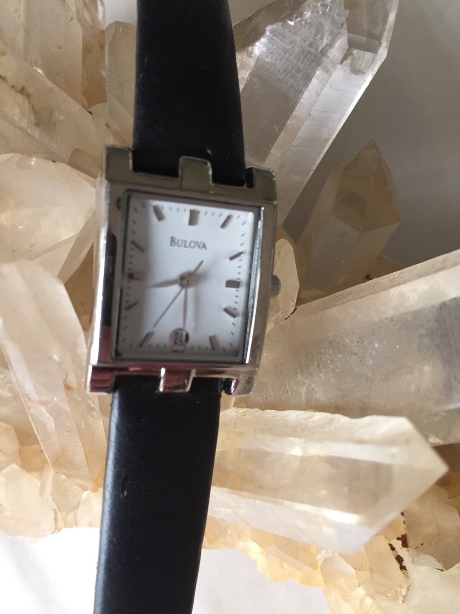 Nice Ladies Bulova With Replacement Leather Band And New 
