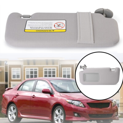 Grey Left Driver Side Sun Visor 74320-02711-E0 For Toyota Corolla 2009 10 11-13