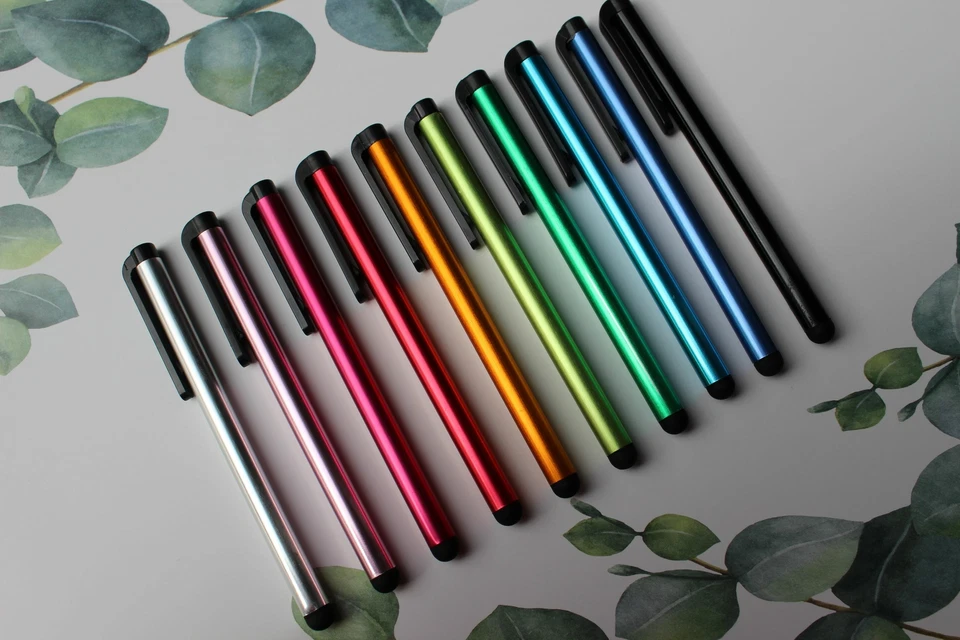 10x Stylus Eingabestift Touch Pen Stift Smartphone Tablet Handy Screen Alu Lang - Bild 2 von 4