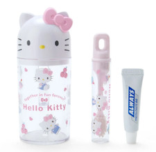 Sanrio Hello Kitty Toothbrush  Cup set Japan NEW Sanrio Characters