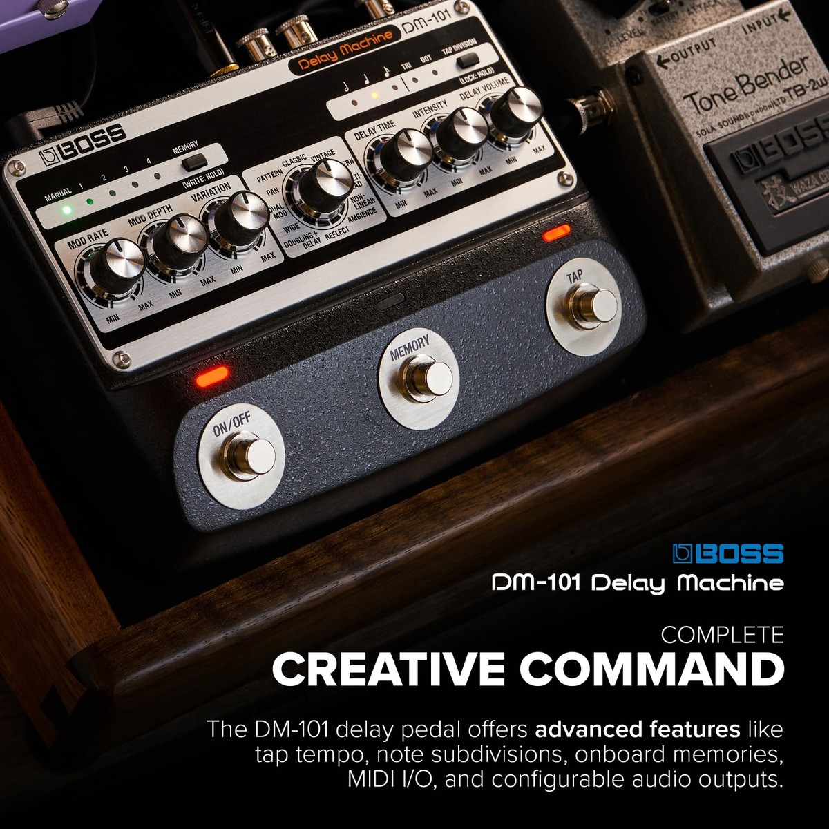 新品未使用！BOSS DM-101 Delay Machine BOSS DM-101 Delay Machine Ultimate Delay Analog 9 Volts 210