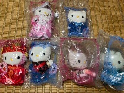 Sanrio McDonald's Hello Kitty & Dear Daniel  8'' Plush Japan 6-piece set