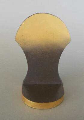 MARKENLOS Konsole Wand Stehkonsole 11cm hoch Holz braun / beige bemalt Nr. 2