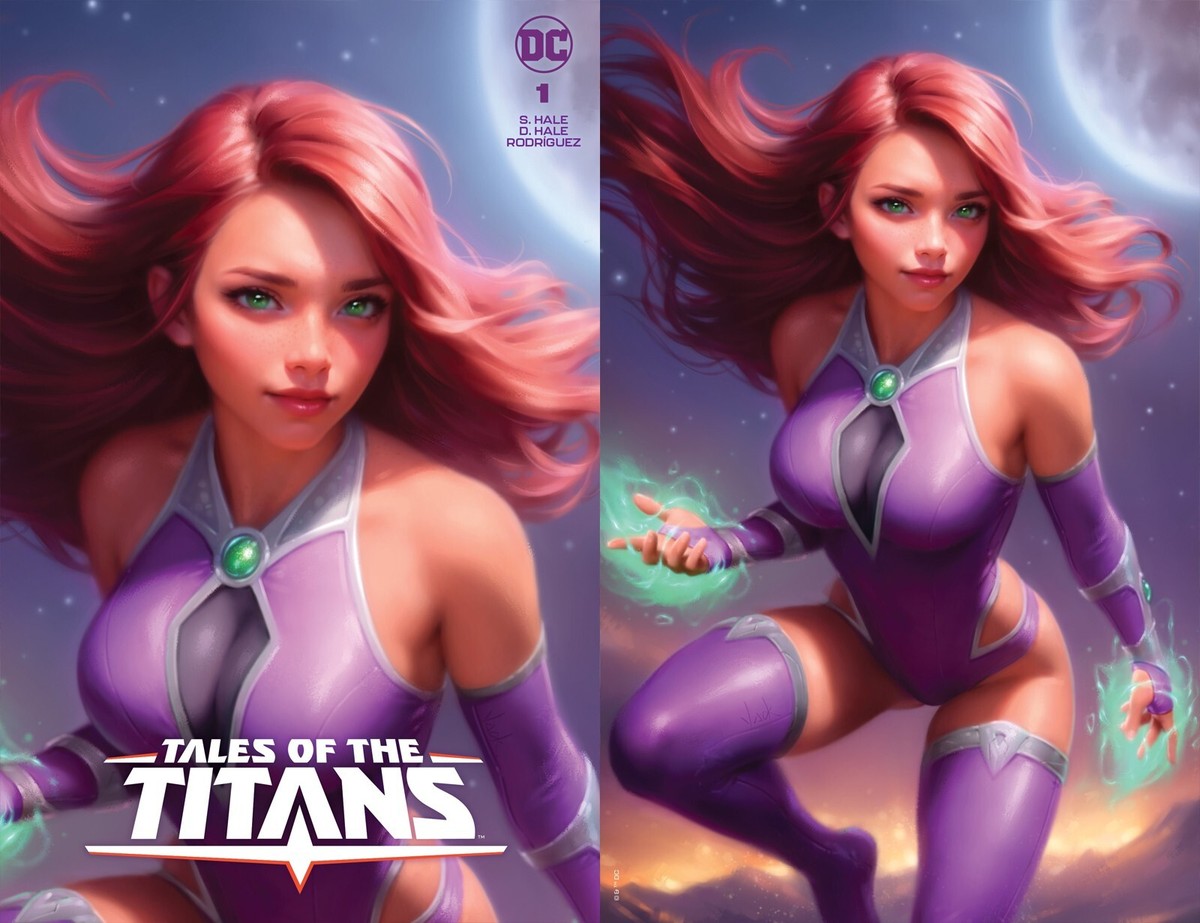 TALES OF THE TITANS #1 WILL JACK STARFIRE VIRGIN VARIANT-A & B SET