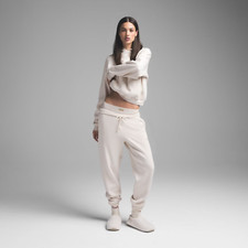 Skims Cotton Fleece Classic Jogger in Oatmeal Heather, Size Small