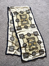 Vintage Patrick Francis Book of Kells Silk Scarf Ireland Pure 100% Silk Celtic