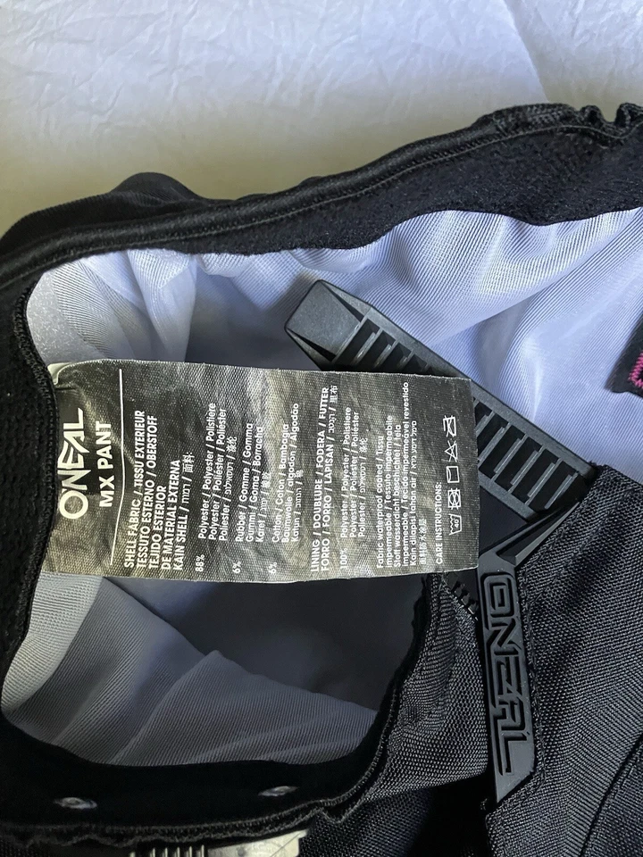 Женские гоночные штаны ONeal размер 13/14 черные для мотокросса BMX - Изображение 4 из 4