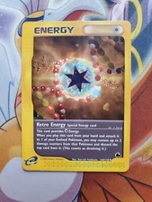 Pokemon Card - Skyridge 144/144 - RETRO ENERGY (uncommon) - LP/MP