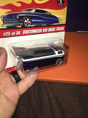 Hot Wheels Classics Series 2 Customized VW Drag Truck #25 Blue Car